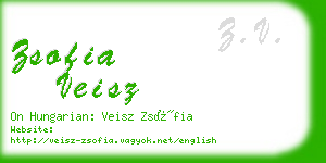 zsofia veisz business card